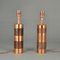 Copper Cylinder Table Lamps, 1970s, Set of 2 8