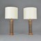 Small Copper Cylinder Table Lamps, 1970s, Set of 2 4