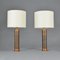 Small Copper Cylinder Table Lamps, 1970s, Set of 2, Image 4