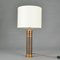 Small Copper Cylinder Table Lamps, 1970s, Set of 2 5