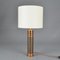 Small Copper Cylinder Table Lamps, 1970s, Set of 2, Image 7