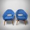 Shell Armchairs by Miroslav Navratil, Set of 2 1