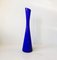 Tall Blue Glass Vase by Gunnar Ander for Elme Glasbruk, 1960s 2