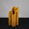 Yellow Glazed Terracotta Vase in Cloverleaf Shape from Pierre Cardin, Image 7