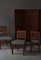 Moderne skandinavische Esszimmerstühle aus Eiche & Rohr im Stil von Kaare Klint, 1940er, 4er Set 20