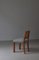 Moderne skandinavische Esszimmerstühle aus Eiche & Rohr im Stil von Kaare Klint, 1940er, 4er Set 11