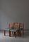 Moderne skandinavische Esszimmerstühle aus Eiche & Rohr im Stil von Kaare Klint, 1940er, 4er Set 6