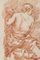 Jean Robert Ango, Figurative Scene, 1700s, Sanguine on Paper, Framed, Image 3