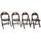 Mid-Century B 751 Folding Chairs in Wood from Thonet, 1960s, Set of 4 1