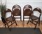 Mid-Century B 751 Folding Chairs in Wood from Thonet, 1960s, Set of 4 7