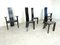 Belgian High Back Dining Chairs, 1980s, Set of 6 6