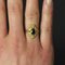 Jugendstil Ring aus 18 Karat Gelbgold mit Saphir, 1890er 6