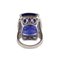 Gold Ring with Tanzanite and Diamonds 4