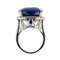 Gold Ring with Tanzanite and Diamonds 3