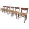 Mid-Century Model 316 Chairs attributed to Peter Hvidt & Orla Mølgaard Nielsen, 1950s, Set of 6 1