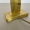 Hollywood Regency Brass and Acrylic Glass Table Light attributed to WKR Lights, Germany, 1970s, Image 16