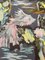 Mid-Century French Modern Aubusson Tapestry by Georges Deveche, 1940s, Image 7