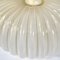 Mid-Century Italian Opaline Glass Ceiling Lamp from Barovier& Toso, 1960s 12