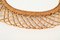 French Riviera Rattan and Bamboo Oval Mirror by Franco Albini, Italy, 1960s 10
