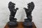 Large Cast Iron Lions, Set of 2 1