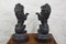 Large Cast Iron Lions, Set of 2 3