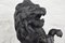 Large Cast Iron Lions, Set of 2 14