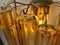 Apliques Tronchi de cristal de Murano en ámbar de Toni Zuccheri. Juego de 4, Imagen 8