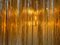 Bernsteinfarbene Tronchi Wandleuchten aus Muranoglas von Toni Zuccheri, 4 . Set 10