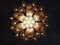 Lámparas de araña italianas de cristal de Murano en ámbar. Juego de 2, Imagen 6