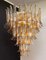 Italian Amber Murano Glass Petal Chandelier, Image 7