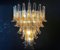 Italian Amber Murano Glass Petal Chandeliers, Set of 2, Image 6