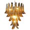 Lámparas de araña italianas de cristal de Murano. Juego de 2, Imagen 8