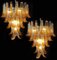 Lámparas de araña italianas de cristal de Murano. Juego de 2, Imagen 2
