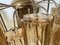 Applique Tronchi in vetro di Murano ambrato di Toni Zuccheri, set di 2, Immagine 15