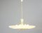 Large Mid-Century Brass and Glass Ceiling Light, 1960s 8