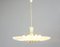 Large Mid-Century Brass and Glass Ceiling Light, 1960s, Image 8