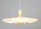 Large Mid-Century Brass and Glass Ceiling Light, 1960s 2