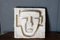 Artist's Studio Cube Face Plaster Sculpture, 1950 2