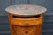 Late 19th Century Directoire Style Bedside Table in Kidney-Shaped Burl Marquetry 7