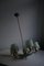 Lámpara de araña modelo 1374 de latón y metacrilato atribuida a Paavo Tynell para Taito OY, años 30, Imagen 7