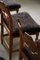 Razorblade Chairs in Oak and Lambswool attributed to Henning Kjærnulf, 1960s, Set of 6, Image 6