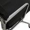 Sedia da ufficio EA-219 Softpad in pelle nera di Charles Eames, Immagine 8