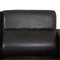 Drei-Sitzer 3303 Sofa aus patiniertem schwarzem Anilinleder von Arne Jacobsen, 1980er 8