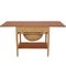 Sewing Table in Teak and Oak by Hans Wegner, 1960s 2