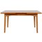 AT-316 Dining Table in Teak and Oak by Hans Wegner, 1960s, Image 1