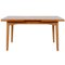 AT-316 Esstisch aus Teak & Eiche von Hans Wegner, 1960er 1