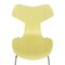 Gelbe Vintage Grand Prix Stühle von Arne Jacobsen, 6 . Set 6