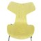 Vintage Yellow Grand Prix Chairs by Arne Jacobsen, Set of 6 5