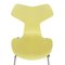 Chaises Grand Prix Vintage Jaunes par Arne Jacobsen, Set de 6 13