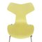 Gelbe Vintage Grand Prix Stühle von Arne Jacobsen, 6 . Set 13